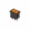 Выключатель клавишный 250V 6А (3с) ON-OFF желтый с подсветкой Mini | 36-2152 | REXANT