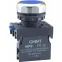 Кнопка управления NP8-10BND/6 подствет., самовозв., синий AC110-230В(LED), 1НО, IP65 (R) | 667644 | CHINT