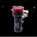 Звонок с подсветкой, 80дБ, красный 220V AC MT22-SM220 | 53447 | ОВЕН