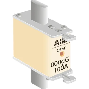 Предохранитель OFAF000H100 100A тип gG размер000, до 500В | 1SCA022627R1550 | ABB