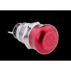 Кнопка грибовидная IP67, возврат поворотом, 1NO+1NC, MT67-M11 | 107360 | ОВЕН