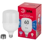 Лампа LED POWER T120-60W-6500-R E27/E40 R 60 Вт холодный белый свет колокол RED LINE ЭРА колокол RED LINE ЭРА