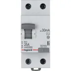                  ВДТ RX3 - 2П - 25 А - тип AC - 30 мА - 2 модуля
               