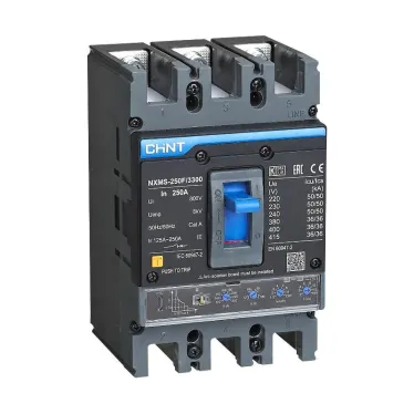Выключатель автоматический NXMS-250F/3Р 250A 36кА с электронным расцепителем (R) | 264755 | CHINT