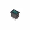 Выключатель клавишный 250V 6А (4с) ON-OFF зеленый с подсветкой Mini | 36-2193 | REXANT