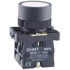 Кнопка управления NP2-EA11 без подсветки белая 1НО, IP40 (R) | 574576 | CHINT