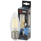 Лампа светодиодная филаментная F-LED B35-7W-840-E27 (филамент, свеча, 7Вт, нейтр, E27 (10/100/2800)