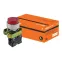 Кнопка BL42 без подсветки красный 1р | SQ0704-0049 | TDM