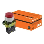                  Кнопка BL42 без подсветки красный 1р | SQ0704-0049 | TDM
               