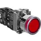 Кнопка управления NP2-BW3461 1НО красная AC/DC230В(LED) IP40 (R) | 574080 | CHINT