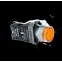Кнопка с LED подсветкой, желтая, 220V AC/DC, 1NO, мет. MTB2-BW3563 | 58207 | ОВЕН