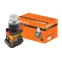 Кнопка ABLFP-22 прозрачн. d22мм неон/230В 1з+1р  | SQ0704-0032 | TDM