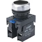                  Кнопка управления NP8-11BN/2 без подсветки, чёрная 1НО+1НЗ IP65 (R) | 667112 | CHINT
               