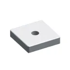 Гайка квадратная M6 20х20х4 (уп-10шт) | ZX229P10 | ABB