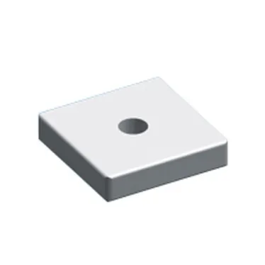 Гайка квадратная M6 20х20х4 (уп-10шт) | ZX229P10 | ABB