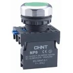 Кнопка управления NP8-10BND/3 1НО зеленая AC110В-220В(LED) IP65 (R) | 667251 | CHINT