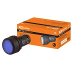                  Кнопка SB7-CW3665-24V(LED) d22мм 1з+1р синяя | SQ0746-0040 | TDM
               