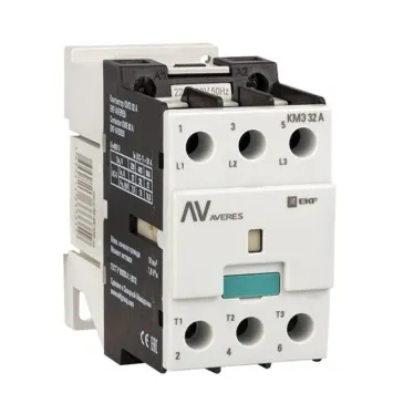 Контактор КМЭ 32А 400В АС EKF AVERES | ctr-s-32-00-400-av | EKF