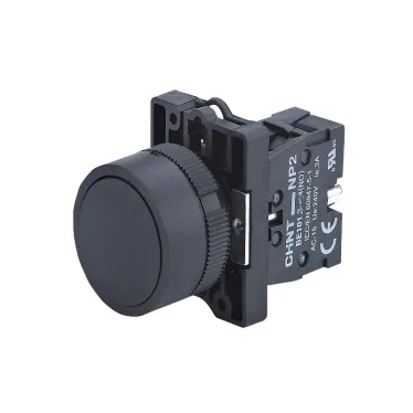 Кнопка управления NP2-EA21 без подсветки черная 1НО, IP40 (R) | 574084 | CHINT
