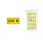Символ "220В" 15х50мм  | SQ0817-0009 | TDM