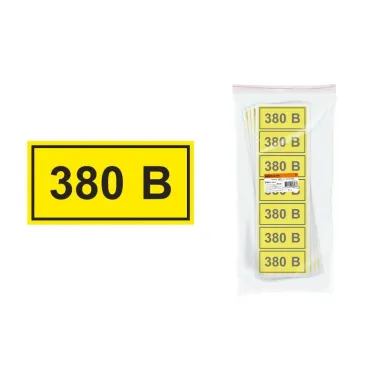Символ "380В" 35х100мм  | SQ0817-0012 | TDM