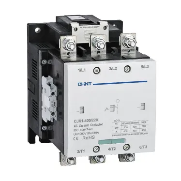 Контактор вакуумный CJX1-400/22K 400А(АС3) 2НО+2НЗ AC/DC 220В 50/60Гц | 275712 | CHINT