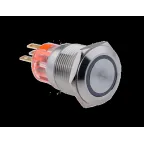                  Кнопка IP67, с подсветкой, красная, с фиксацией, 1NO+1NC, 24В AC/DC, MT67-F24R11 | 107343 | ОВЕН
               