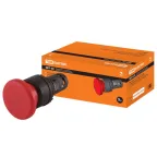                  Кнопка грибовидная SB7-CC45 d35мм 1з+1р красная | SQ0746-0047 | TDM
               