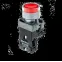 Кнопка с LED подсветкой, красная, 220V AC/DC, 1NC, металл MTB2-BW3463 | 54252 | ОВЕН