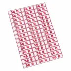 Наклейка знак электробезопасности " 36 В"10*30 мм | 56-0009 | REXANT