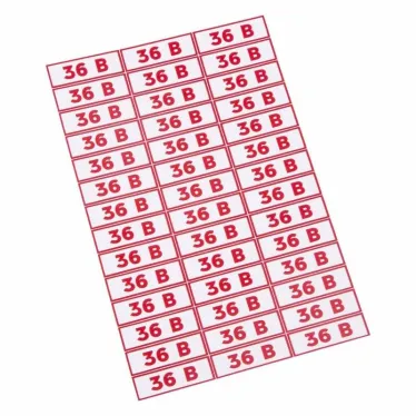 Наклейка знак электробезопасности " 36 В"10*30 мм | 56-0009 | REXANT