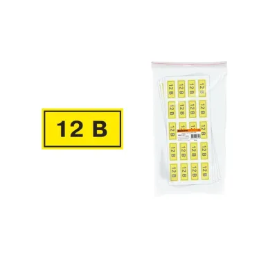 Символ "12В" 15х50мм  | SQ0817-0001 | TDM