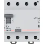                  ВДТ RX3 - 4П - 40 А - тип AC - 30 мА - 4 модуля
               