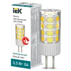 Лампа светодиодная CORN капсула 3,5Вт 230В 4000К керамика G4 IEK
