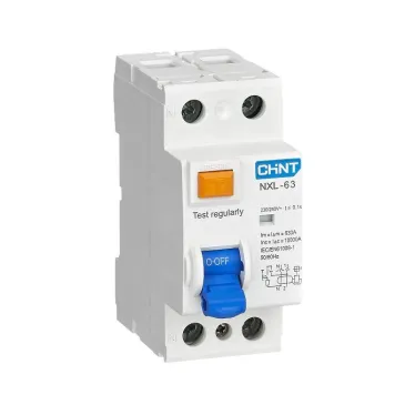 Устройство защитного отключения (УЗО) NXL-63 6kA 1P+N 25A 30mA A (R) | 280716 | CHINT