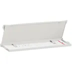                  Держатель документов пластмассовый самоклеющийся - IP 50 - 324x120x18 мм | 036582 | Legrand
               