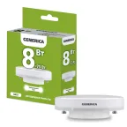                  Лампа светодиодная T80 таблетка 8Вт 230В 4000К GX53 GENERICA
               
