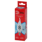 Лампочка светодиодная RED LINE LED BXS-8W-840-E14 R E14 / E14 8 Вт свеча на ветру нейтральный