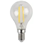 Лампа светодиодная филаментная F-LED P45-7W-840-E14 (филамент, шар, 7Вт, нейтр, E14 (10/100/3000)