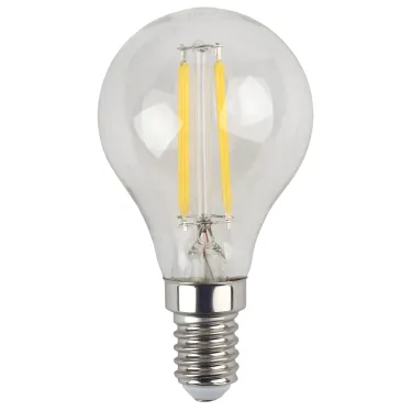 Лампа светодиодная филаментная F-LED P45-7W-840-E14 (филамент, шар, 7Вт, нейтр, E14 (10/100/3000)