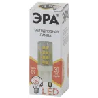 Лампа светодиодная LED JCD-3,5W-CER-827-G9 (диод, капсула, 3,5Вт, тепл, G9) (100/1000/30000)
