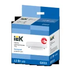 Лампа светодиодная T75 таблетка 12Вт 230В 6500К GX53 IEK