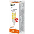 Лампа светодиодная CORN капсула 3,5Вт 230В 3000К керамика G4 IEK