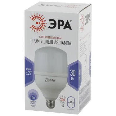 Лампа светодиодная LED POWER T100-30W-6500-E27 (диод колок 30 Вт хол E27) (20/600)