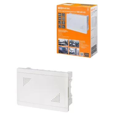 Бокс мультимедийный БМ-ВП-02, 330х235х115, IP31 | SQ0915-0301 | TDM