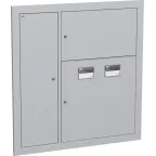 Корпус метал. ЩЭ-2-Э 36 IP31 (слабот. отсек слева) LIGHT  | IND-MKM43-02-31-E-L | IEK