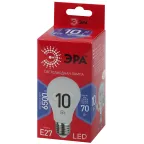Лампа светодиодная LED A60-10W-865-E27 R (диод, груша, 10Вт, хол, E27) (10/100/2000)