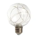 Лампа светодиодная LED 3вт Е27 прозрачный 2700К шар G80