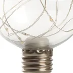 Лампа светодиодная LED 3вт Е27 прозрачный 2700К шар G80
