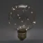 Лампа светодиодная LED 3вт Е27 прозрачный 2700К шар G80